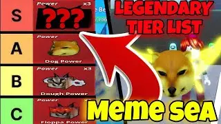 All Legendary Power Fruit Showcase Tier List in Meme Sea | Roblox