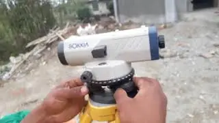 How to set Auto Level/ dummy Level at Site