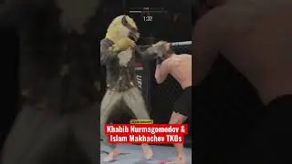 Khabib Nurmagomedov & Islam Makhachev TKO’s (UFC4) Short