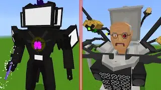 Minecraft PE: FORBIDDEN SKIBIDI TOILET MOD in Minecraft Pocket Edition | TELUR -Man LATEST UPDATE