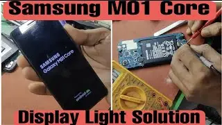 Samsung M01 Core Display Light Solution |all mobile repairing |TMK|