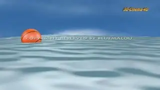 3D INTRO Cinema 4D:Water with Floating Ball  Bluemalou
