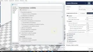 18 - Corso Cura 3d - impostare parametri e valori di stampa, configurare, attivare e disattivare
