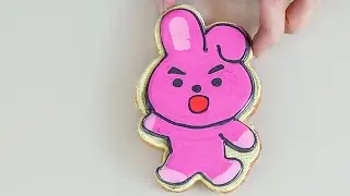 Pink Bunny - Satisfying Cookie Decoration
