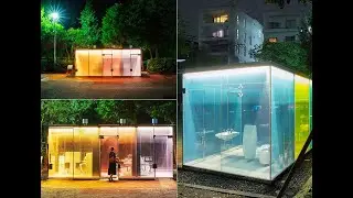 Modern Transparent Washrooms of Tokyo in Parks | Technology in Japan