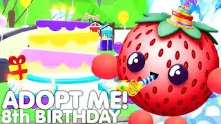🥳ADOPT ME 8TH BIRTHDAY UPDATE RELEASE!😍ALL NEW BIRTHDDAY PETS + NEW AREA! (ALL INFO) ROBLOX