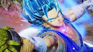 JUMP FORCE ! NOVO PERSONAGEM VEGITO SUPER SAIYAJIN BLUE (ALL TRANSFORMATIONS SSJ & SSGSS MOD)