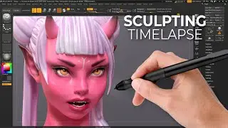 3D Sculpting Succubus | Timelapse