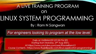 Session 1 Linux History | Linux Application Programming