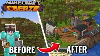 I Spent 150 DAYS BUILDING FACTORIES in Minecraft Create