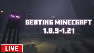 Minecraft but We Beat Minecraft v1.8.9-1.21.0 | !discord !credits