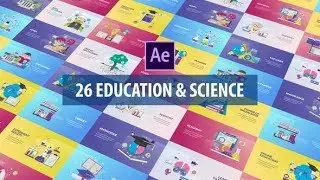 After Effects Template: Education and Science Animation