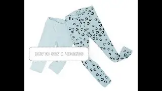 How to sew a leggings - madebymepatterns.com