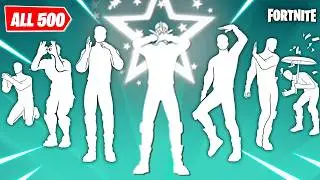 ALL 500 ICON SERIES DANCES & EMOTES IN FORTNITE