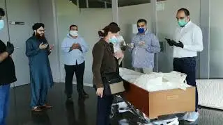Funeral musulmán en Badalona durante la pandeima