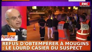Refus d'obtempérer Mougins : le lourd casier du suspect provoque l'incompréhension de Didier Leschi