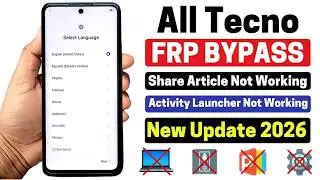 All Tecno FRP Bypass | New Security 2026 |Fix Palm Store Not Open |Apps Not Working Fixed Without PC