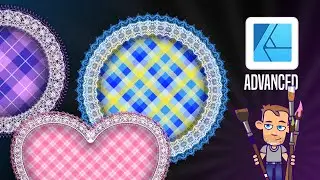Affinity Designer Tutorial - creating objects with multiple textured strokes