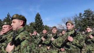Defile pripadnika 4. brigade Kopnene vojske u Vranju - Dan i krsna slava brigade 2020.