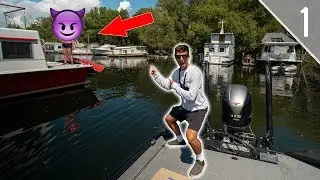 Crazy Lady Kicks Us Out of PUBLIC Marina