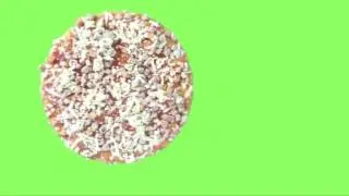 Flying pizza green screen effect (original)