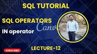 12. SQL - IN Operator
