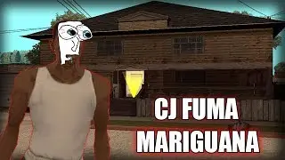 CJ FUMA MARIGUANA-Gta san andreas(LOQUENDO)