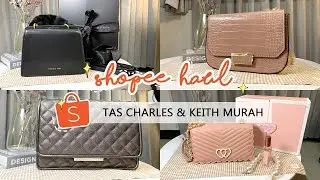 Shopee Haul Tas Murah Berkualitas || GIVEAWAY!