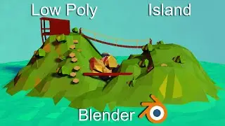 Low Poly Island in Blender | A-Z Time Lapse Challenge