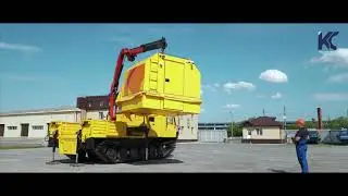 Вездеход ТМ140 с краном-манипулятором и лебедкой