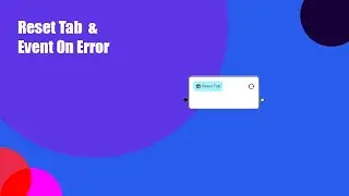 Reset Tab And Event on Error in Automa | Automa