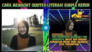 Tutorial Cara Membuat Video Literasi Keren Mengikuti Beat Musik || Kinemaster