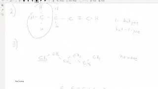 Alkanes, Alkenes and Alkynes Naming Practice