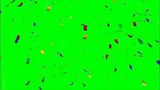 #11 | Confetti Shower | Confetti Shower Green Screen | T G S A