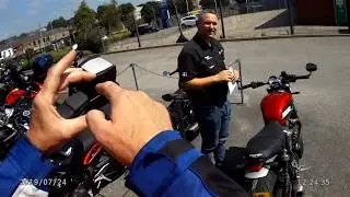 I borrow a Triumph Speed Twin ...