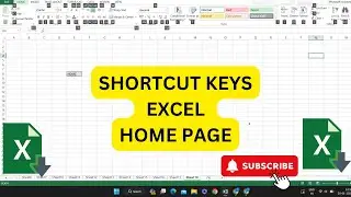 SHORTCUT KEYS IN EXCEL