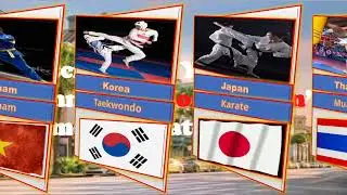 Different Martial Arts From Difference Countries in the world #trending #trendingvideo #virqlvideo