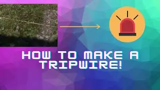 How To Make A Tripwire to trip your brother or the person who won't subscribe to your channel (do it