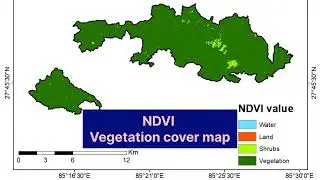 NDVI|Vegetation cover map|Forest Cover map|ArcGIS 