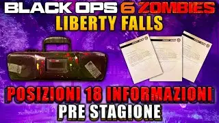 DOVE TROVARE TUTTE LE 18 INFORMAZIONI SU LIBERTY FALLS! Black Ops 6 Zombies Tutorial Ita
