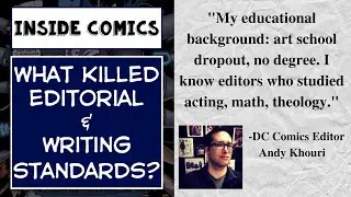 Comic Industry Editorial & Writing Standards Deteriorating