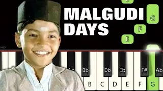 Malgudi Days Song ❤ | Piano tutorials | Piano Notes | Piano Online #pianotimepass #malgudidays