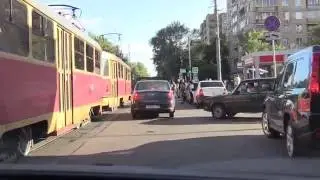 Guidando per le strade di Mosca / Driving in Moscow (Russia) [#1]