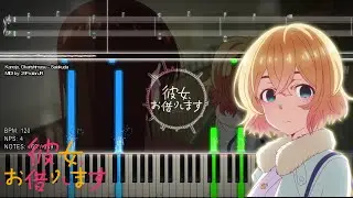 『Playable MIDI / Synthesia Visual』 Kanojo, Okarishimasu - Saiakuda