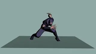 Ninja Idle - Blender 3D Animation