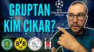 ŞAMPİYONLAR LİGİ GRUP AŞAMASI TAHMİNLERİ (Beşiktaş Gruptan Çıkabilir Mi?)