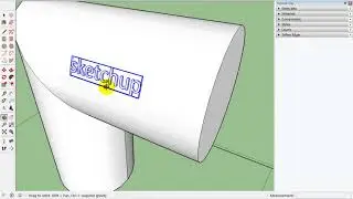 Sketchup Large ToolBar Tools Uses Tutorial.