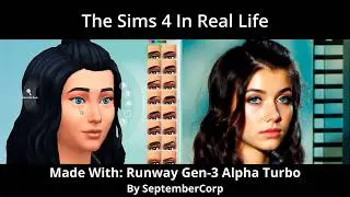 The SIMS 4 in REAL LIFE with ultra realistic graphics Reimagined By AI Runway Gen 3