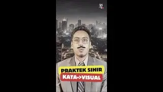 Praktek sihir kata jadi visual #shorts