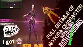 Notora Character full details Free fire
